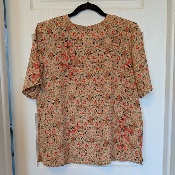 Floral Print Women's Top - Picture 2 of 9